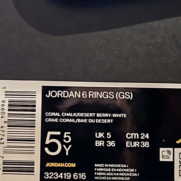 Jordan 6 Rings - Picture 7 of 8